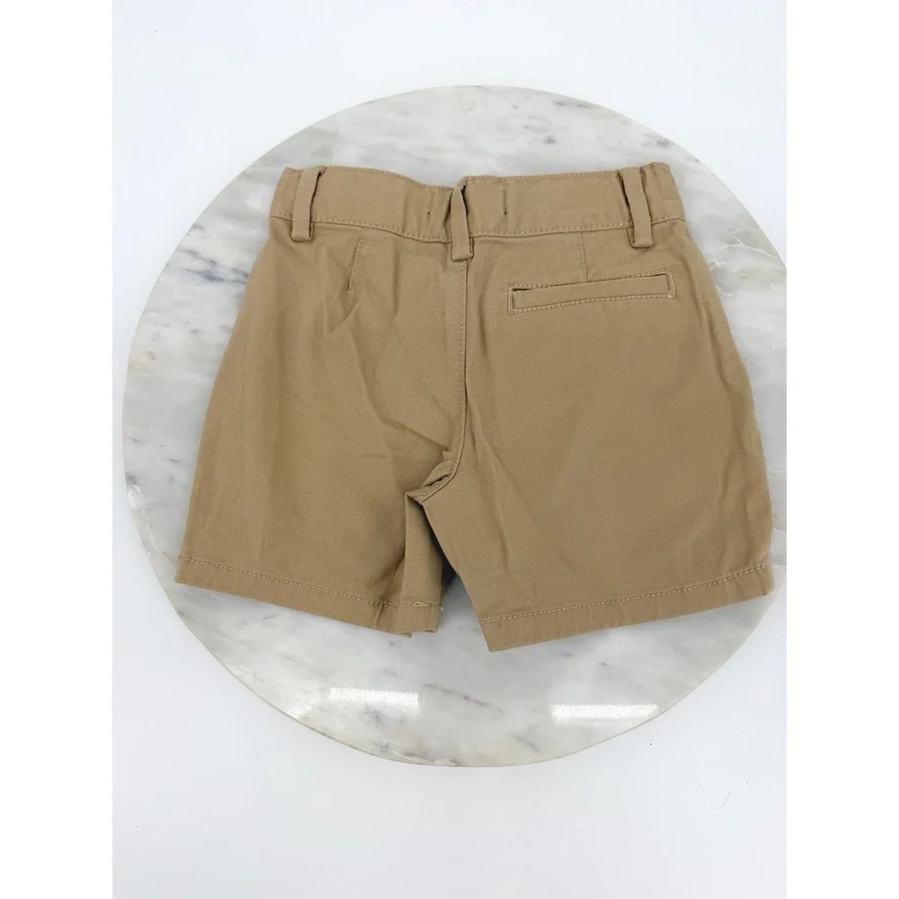 Nordstrom Kids Tan Chino Shorts Boys Size 2 Cotton Blend N0478770LB‎